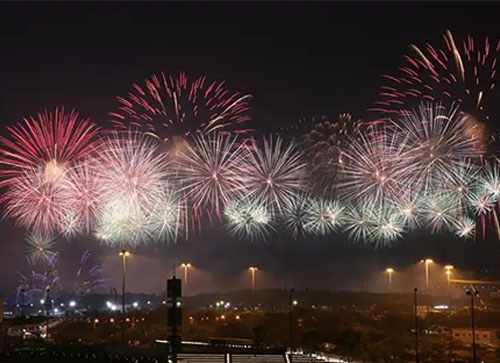 阿里焰火晚会